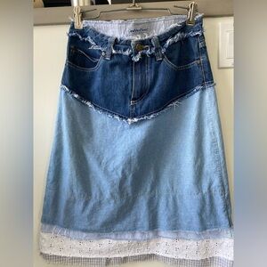 Denim Skirt XS, made in Italy